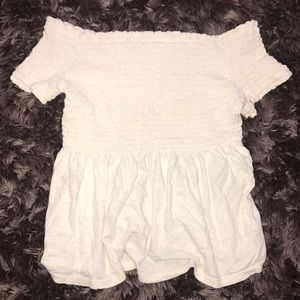 Creamy Over the shoulder blouse from old navy